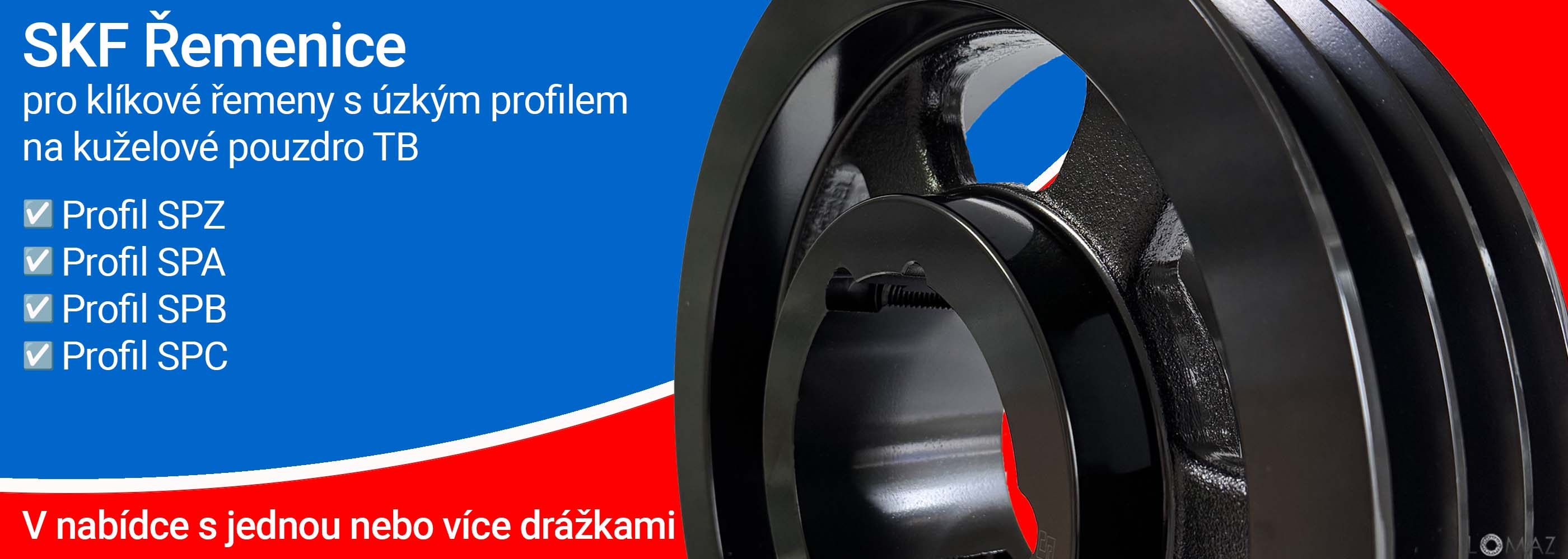 SKF Řemenice